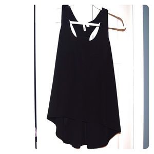 Black flowy tank top